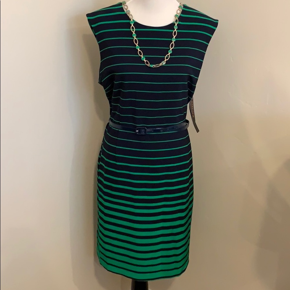 Adorable Striped I LE Stretch Dress
